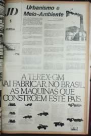 Página do jornal Unitário de setembro de 1972
