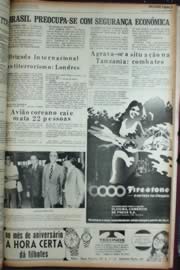 Página do jornal Unitário de setembro de 1972