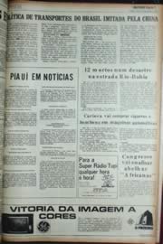 Página do jornal Unitário de setembro de 1972