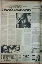 Página do jornal Unitário de outubro de 1972