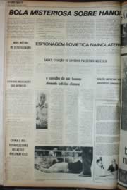 Página do jornal Unitário de outubro de 1972