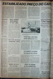 Página do jornal Unitário de outubro de 1972