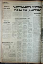 Página do jornal Unitário de outubro de 1972