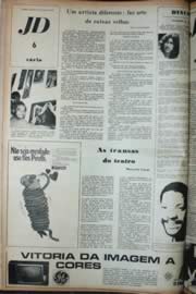 Página do jornal Unitário de outubro de 1972