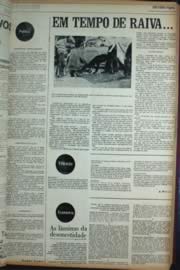 Página do jornal Unitário de outubro de 1972