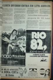 Página do jornal Unitário de outubro de 1972