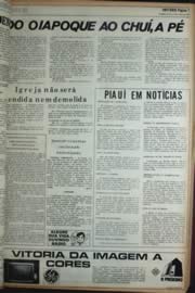 Página do jornal Unitário de outubro de 1972