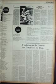 Página do jornal Unitário de outubro de 1972