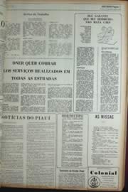 Página do jornal Unitário de outubro de 1972