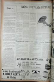 Página do jornal Unitário de outubro de 1972