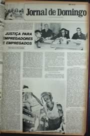 Página do jornal Unitário de outubro de 1972