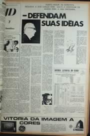 Página do jornal Unitário de outubro de 1972