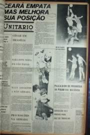 Página do jornal Unitário de outubro de 1972