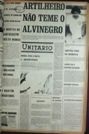 Página do jornal Unitário de outubro de 1972