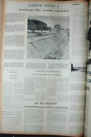 Página do jornal Unitário de outubro de 1972