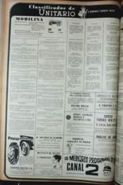Página do jornal Unitário de outubro de 1972