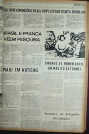 Página do jornal Unitário de outubro de 1972