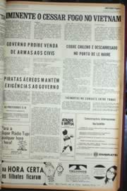 Página do jornal Unitário de outubro de 1972