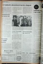 Página do jornal Unitário de outubro de 1972