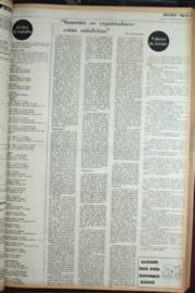 Página do jornal Unitário de outubro de 1972