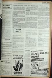 Página do jornal Unitário de outubro de 1972