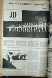 Página do jornal Unitário de outubro de 1972