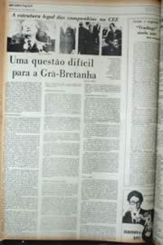 Página do jornal Unitário de outubro de 1972