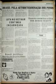 Página do jornal Unitário de novembro de 1972