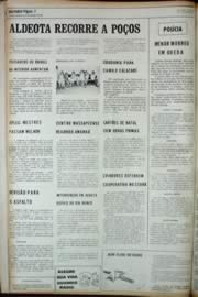 Página do jornal Unitário de novembro de 1972