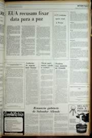Página do jornal Unitário de novembro de 1972