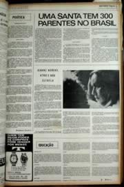 Página do jornal Unitário de novembro de 1972