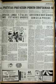 Página do jornal Unitário de novembro de 1972