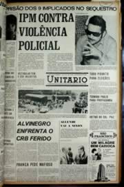Página do jornal Unitário de novembro de 1972