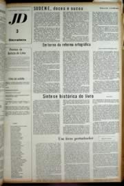 Página do jornal Unitário de novembro de 1972