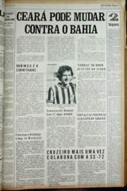 Página do jornal Unitário de novembro de 1972
