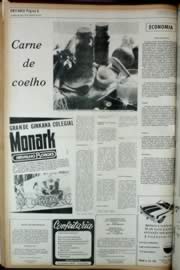 Página do jornal Unitário de novembro de 1972