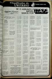 Página do jornal Unitário de novembro de 1972