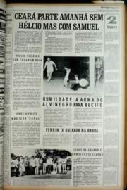 Página do jornal Unitário de novembro de 1972