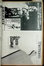 Página do jornal Unitário de novembro de 1972