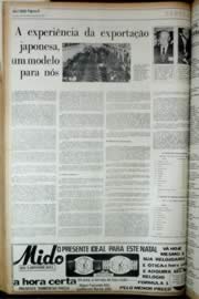 Página do jornal Unitário de novembro de 1972