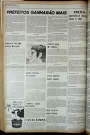 Página do jornal Unitário de novembro de 1972