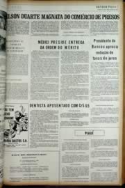 Página do jornal Unitário de novembro de 1972