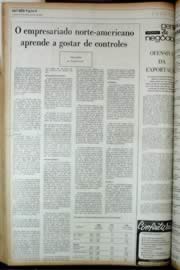 Página do jornal Unitário de novembro de 1972