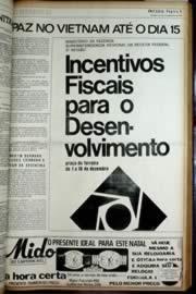 Página do jornal Unitário de dezembro de 1972