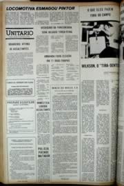 Página do jornal Unitário de dezembro de 1972