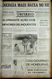 Página do jornal Unitário de dezembro de 1972