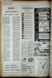 Página do jornal Unitário de dezembro de 1972