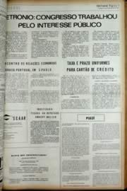 Página do jornal Unitário de dezembro de 1972
