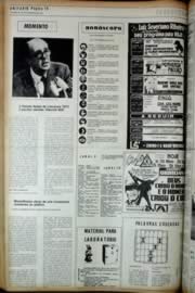 Página do jornal Unitário de dezembro de 1972
