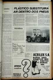 Página do jornal Unitário de dezembro de 1972